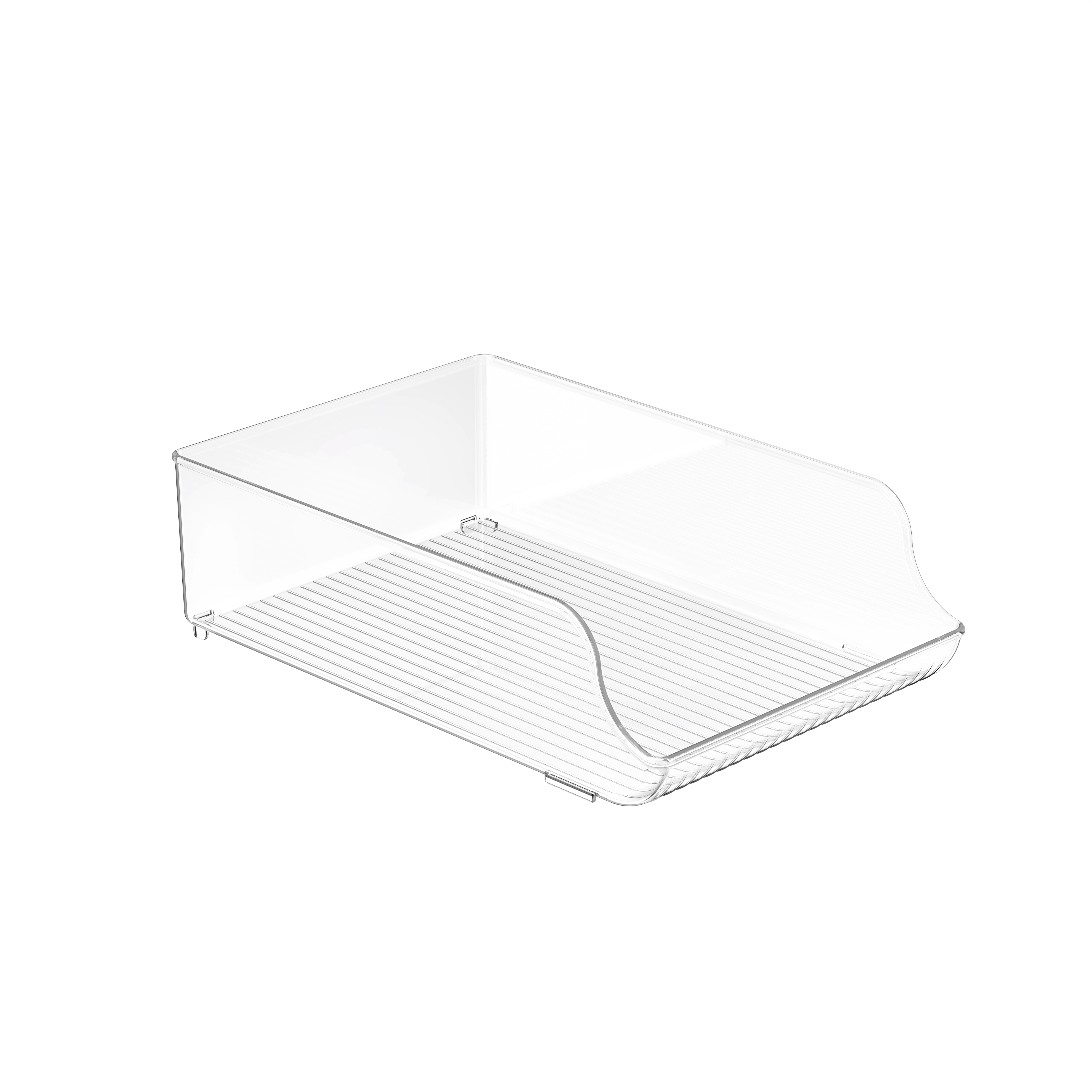 Transparent Plastikabfüll- und Kühlbox