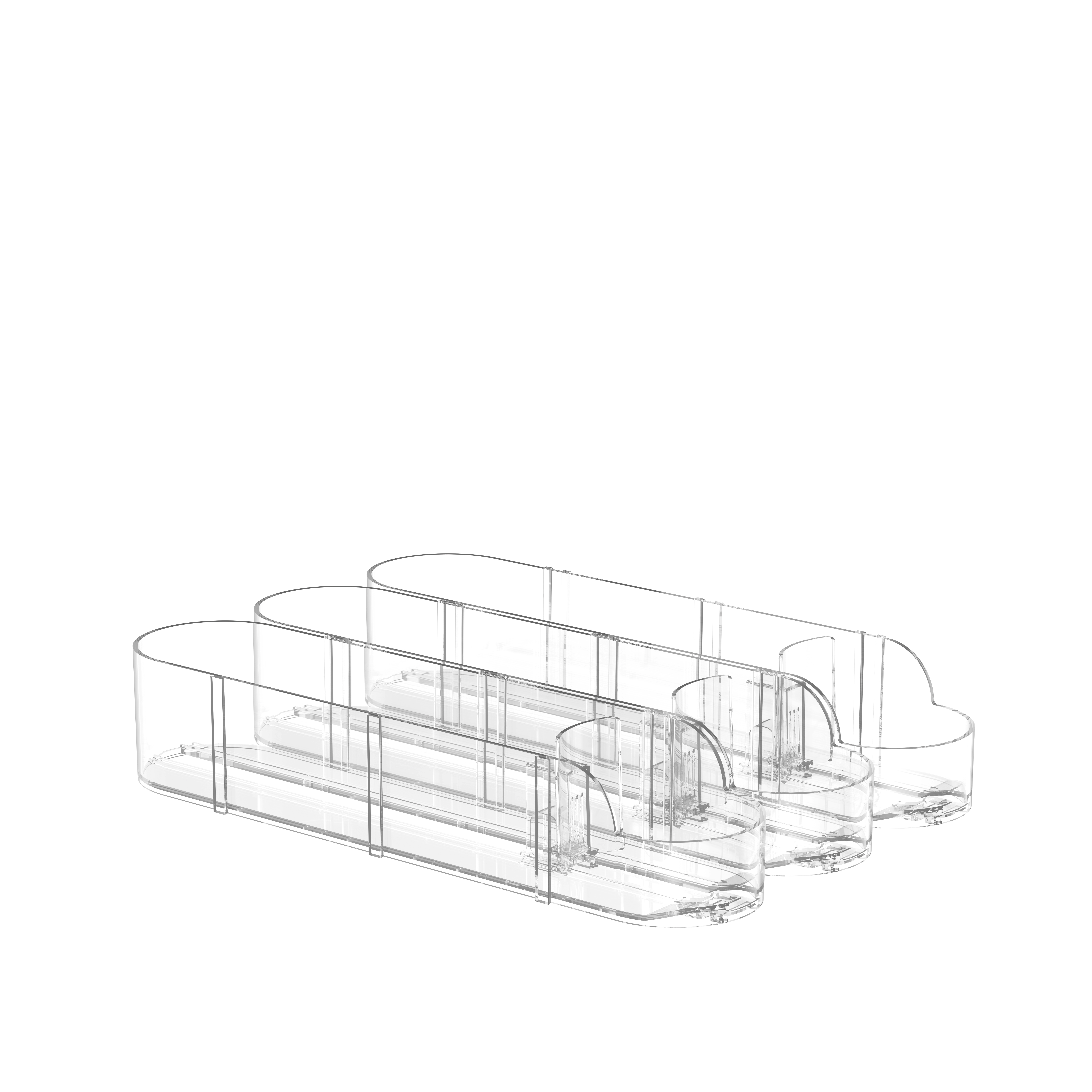 Selbstschubkühlschrank -Getränke Organizer