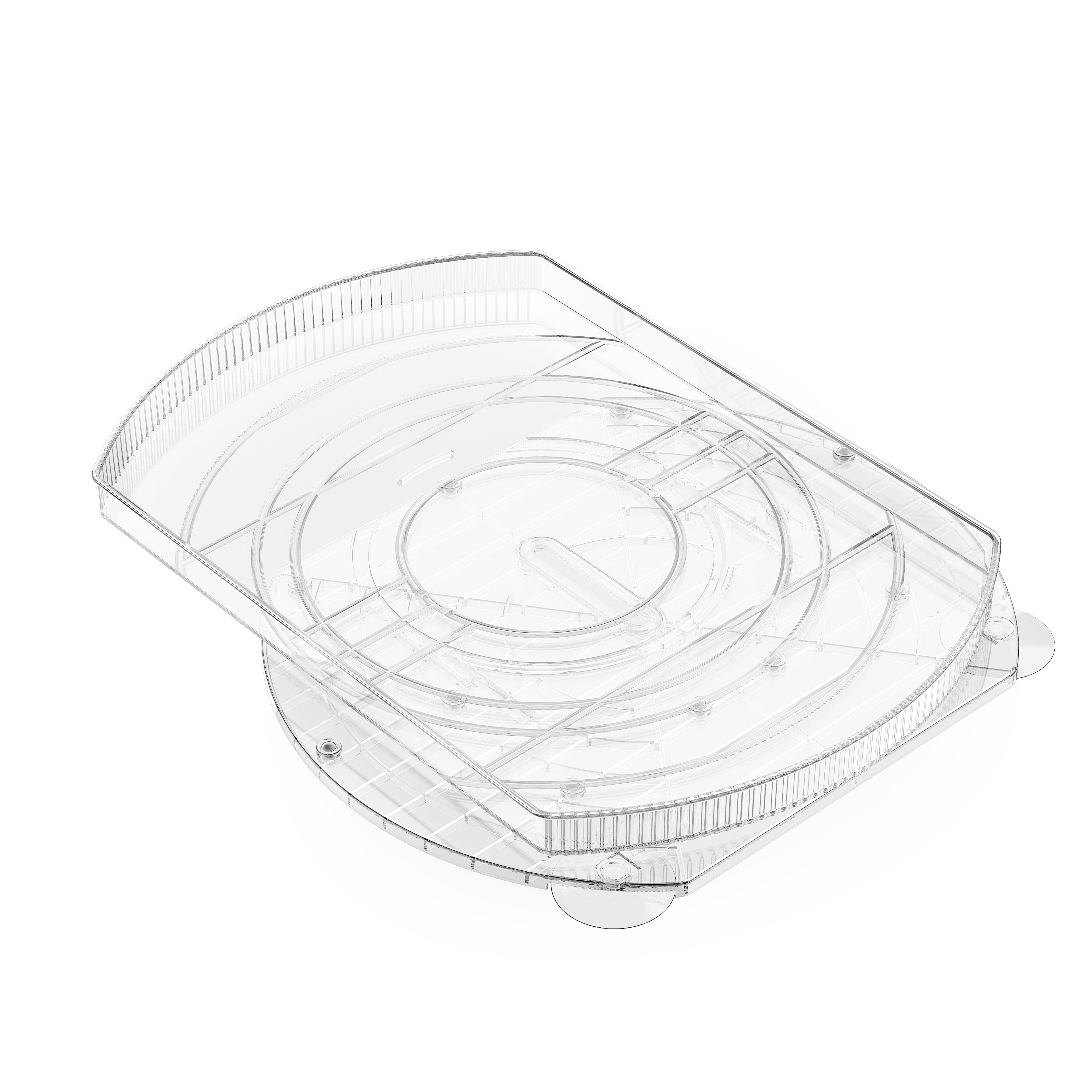 Kühlschrank ovaler Plattenspieler