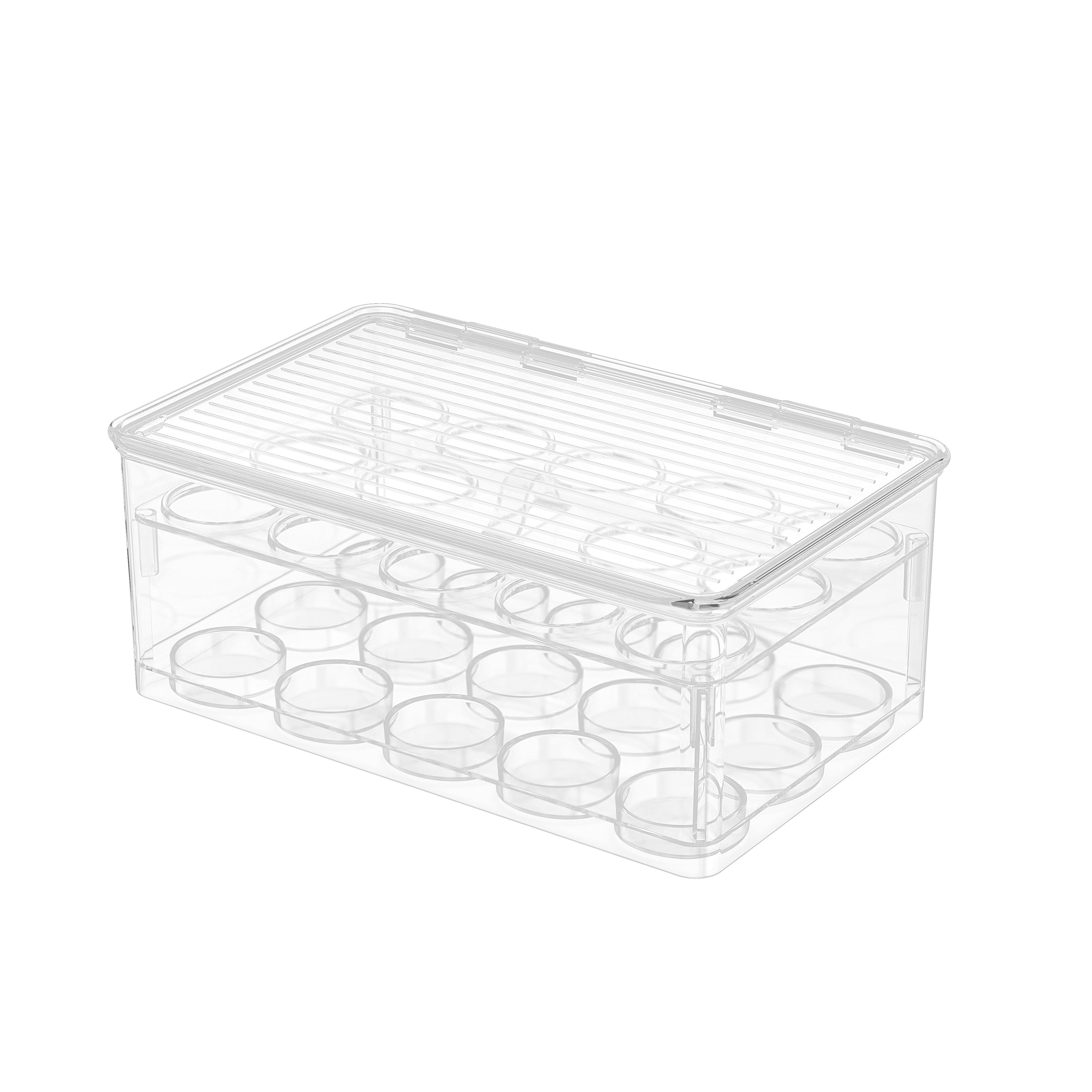 Transparente Innenkompartimentspeicherboxen